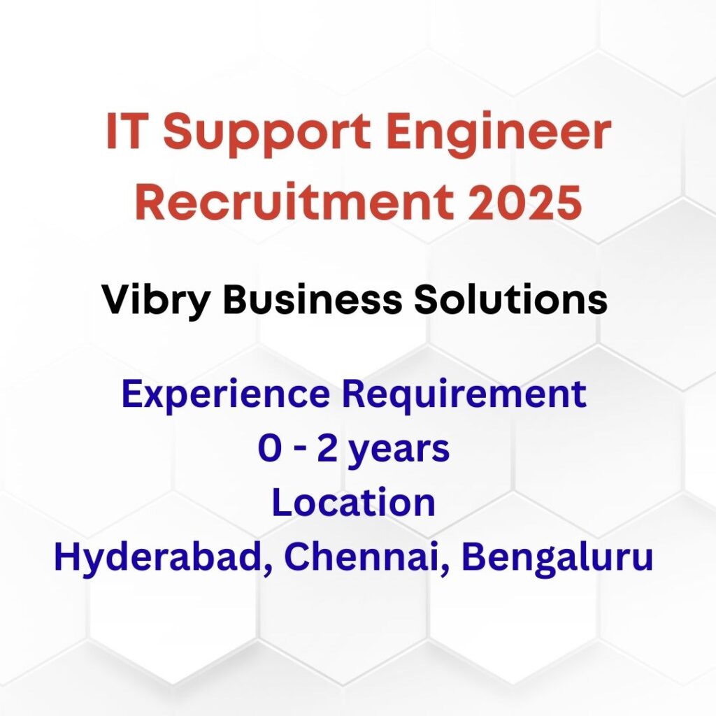 IT-Support-Engineer-Recruitment-2025-New-Job-update-1024x1024 Latest Employment Opportunities at Vibry Business Solutions | IT Support Engineer | Recruitment 2025